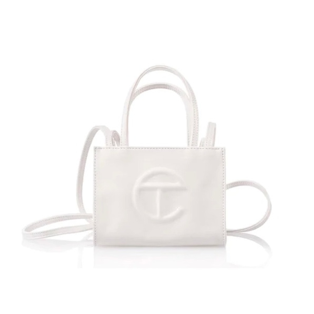 Telfar Small White Shopping Bag
